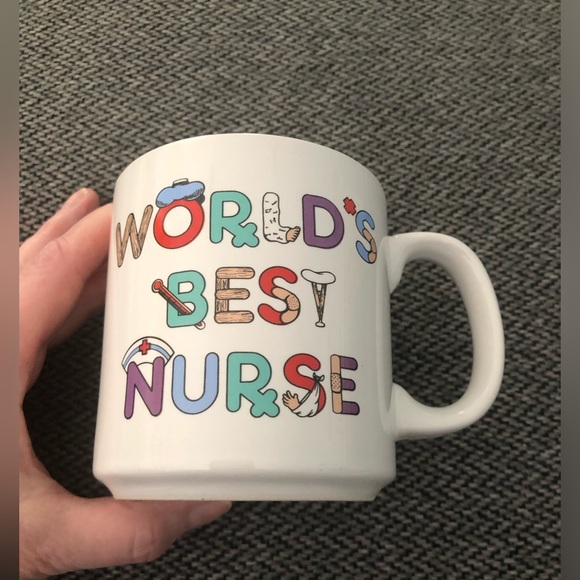 World’s Best Nurse Ceramic Mug, Holds 12 Ounces - Picture 1 of 6